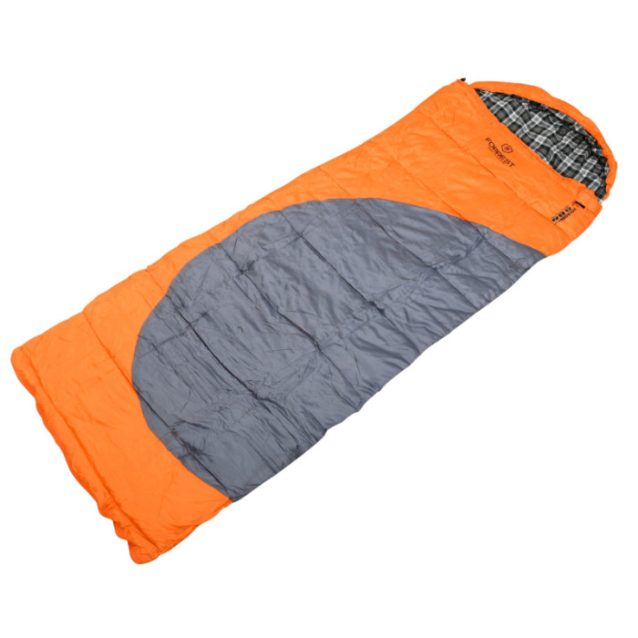 Спальний мішок Forrest Voyager+ 16°C Sleeping Bag Orange-Gray Right
