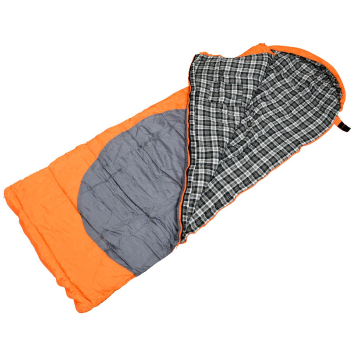 Спальний мішок Forrest Voyager+ 16°C Sleeping Bag Orange-Gray Right