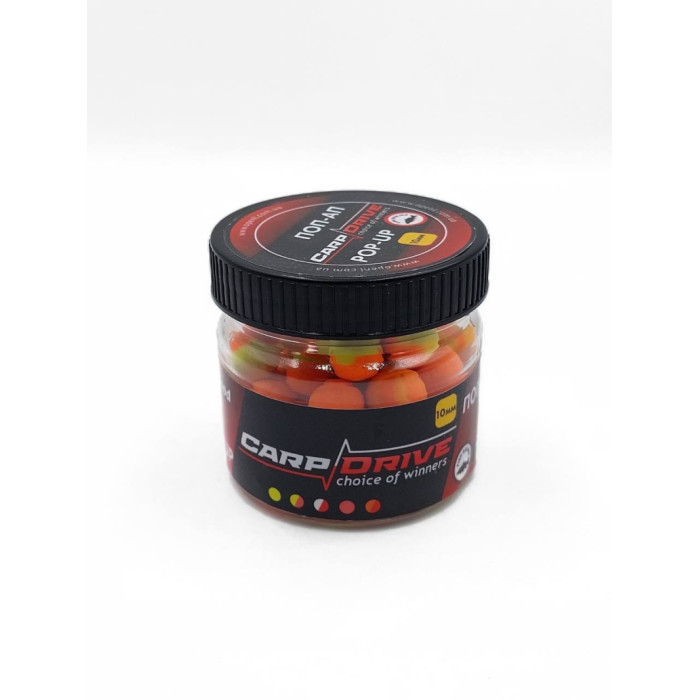Плаваючий Бойл, поп ап для риболовлі, поп ап Ананас-Персик (Pineapple-Peach) 10мм Carp Drive