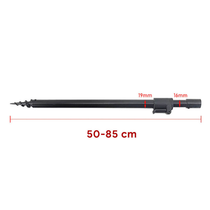 Стійка телескопічна гвинтова World4Carp 50-85 cm
