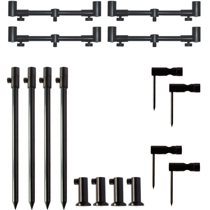 Набір стійок з телескопічними буз-барами World4Carp Stand Kit Universal 4