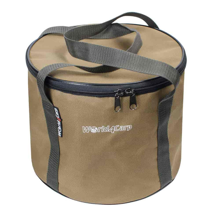 М'яке відро з кришкою для риболовлі World4Carp Soft bucket 14 л