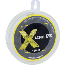 Шнур плетений X Line PE 150 m Yellow 0,10 мм
