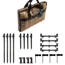 Набір стійок з телескопічними буз барами World4Carp Stand Kit Universal MAX 4