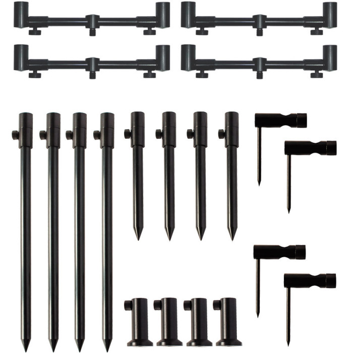 Набір стійок з телескопічними буз барами World4Carp Stand Kit Universal MAX 4