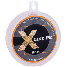 Шнур плетений World4Carp X Line PE Orange 150 м 0,10 мм