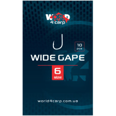 Короповий гачок W4C WIDE GAPE (вайд гейп) № 6