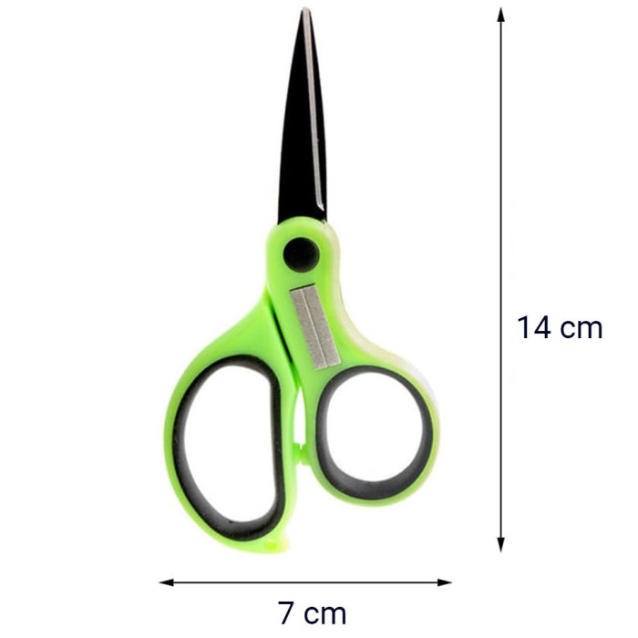 Рибальські ножиці з точилкою для гачків W4C FISHING SCISSORS WITH HOOK SHARPENER