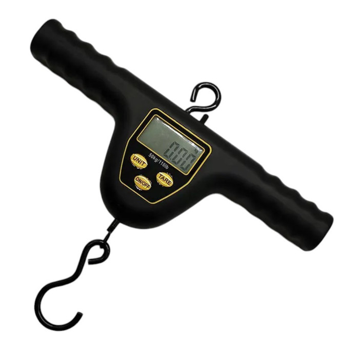 Електронні рибальські ваги з ручками World4Carp T-Line Digital Scales, 50 кг