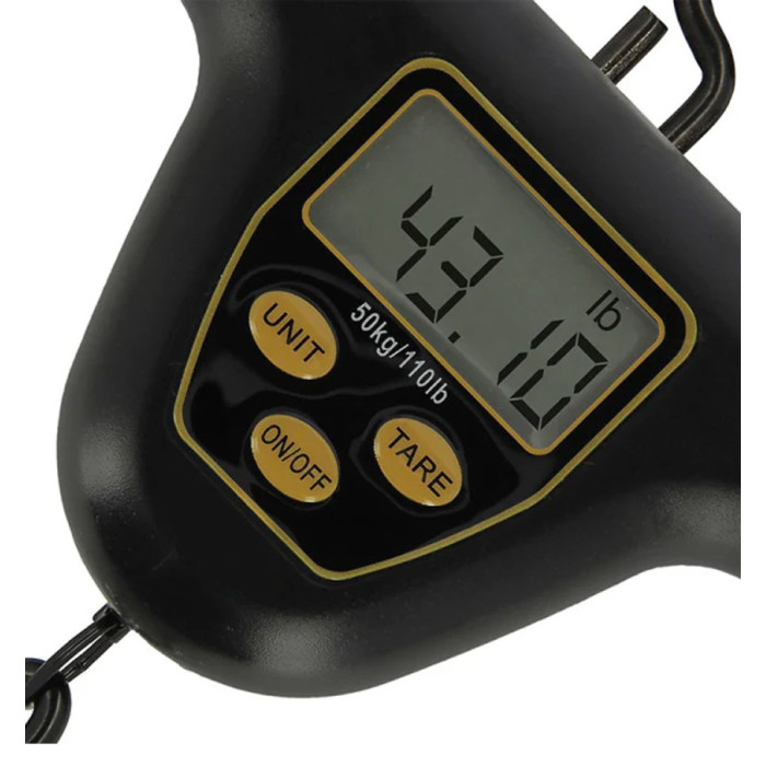 Електронні рибальські ваги з ручками World4Carp T-Line Digital Scales, 50 кг