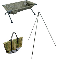 Комплект для зважування риби Тренога + Люлька + Сумка World4Carp Weighing Kit 1