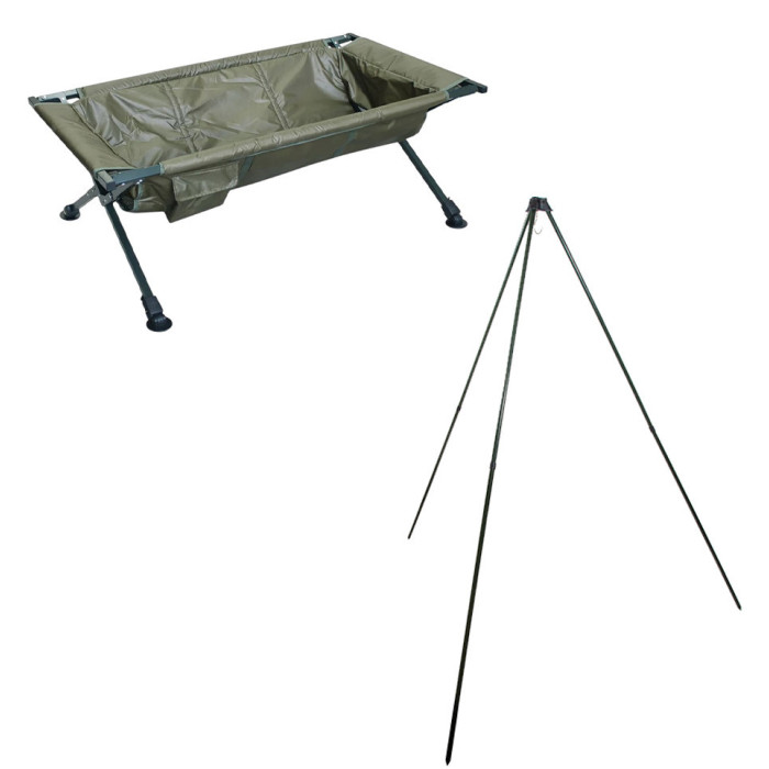 Комплект для зважування риби Тренога + Люлька World4Carp Weighing Kit 2