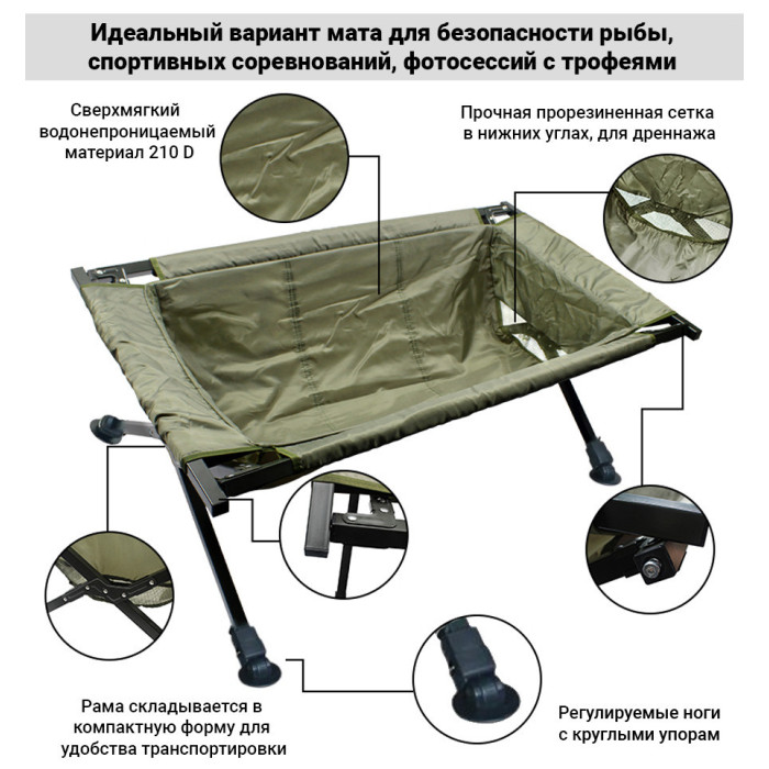 Комплект для зважування риби Люлька + Сумка World4Carp Weighing Kit 3
