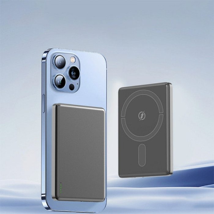 Power Bank Aspor A381 Magnetic Wireless 5000mAh (Type-C/20W)- синій (900153)