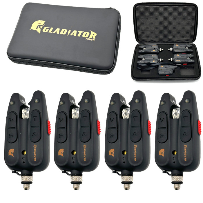 Набір сигналізаторів GLADIATOR BL1518 4+1 Black з пейджером+BLUETOOTH