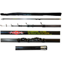 Вудка карбонова Mikado Princess з кільцями 7м Carbon (GL6585)