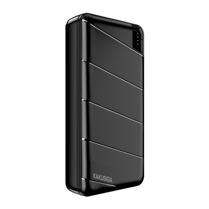 Power Bank Kakusiga KSC-1086 20000mAh (2USB/USB-C/22.5W)- чорний (900163)