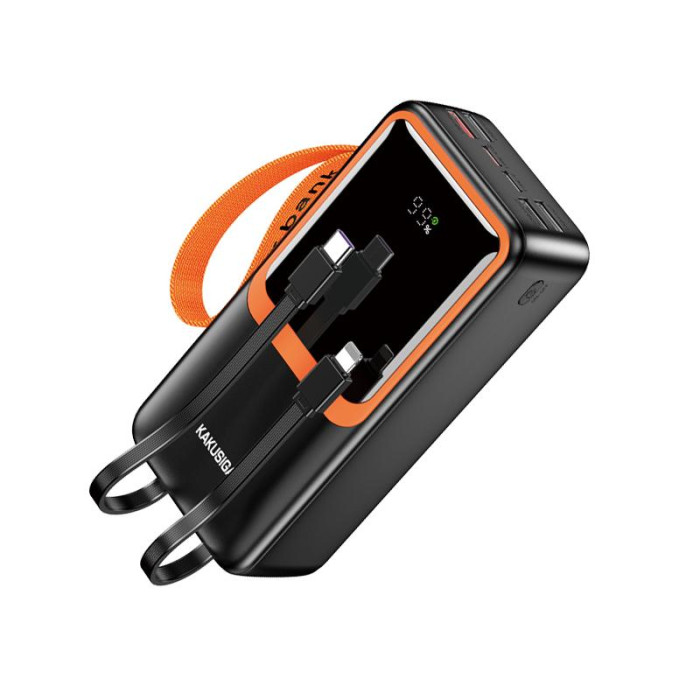 Power Bank Kakusiga KSC-1090 50000mAh (4USB/2USB-C/22.5W)- чорний (900177)