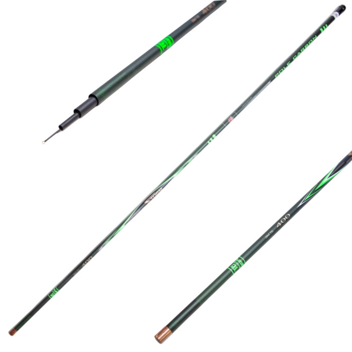 Вудка River Sport Storm без кілець 4м CARBON pole (GL9373)