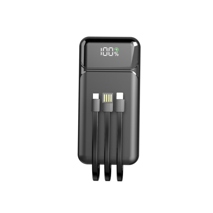 Power Bank Aspor A316 Fast Charge 20000mAh (USB-C/USB/Type-C/Lightning/22.5W)- чорний (900146)